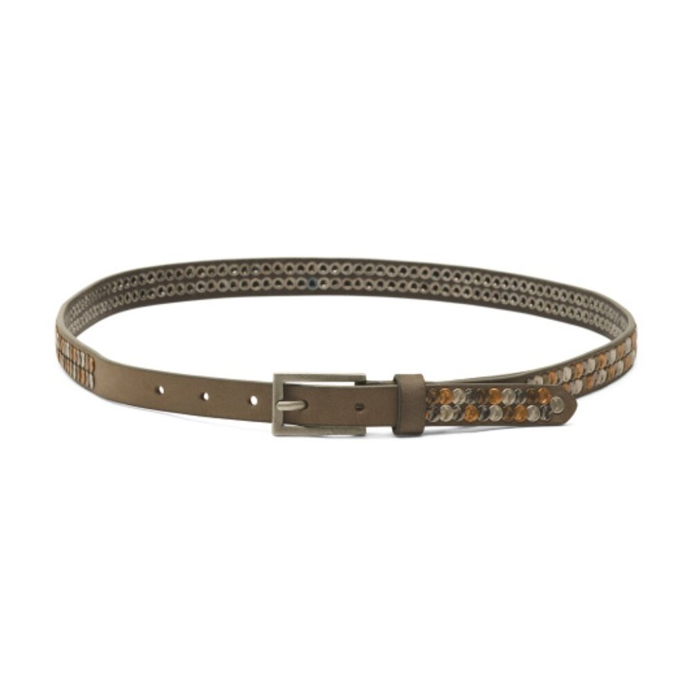 Genicci Leather Studded Belt